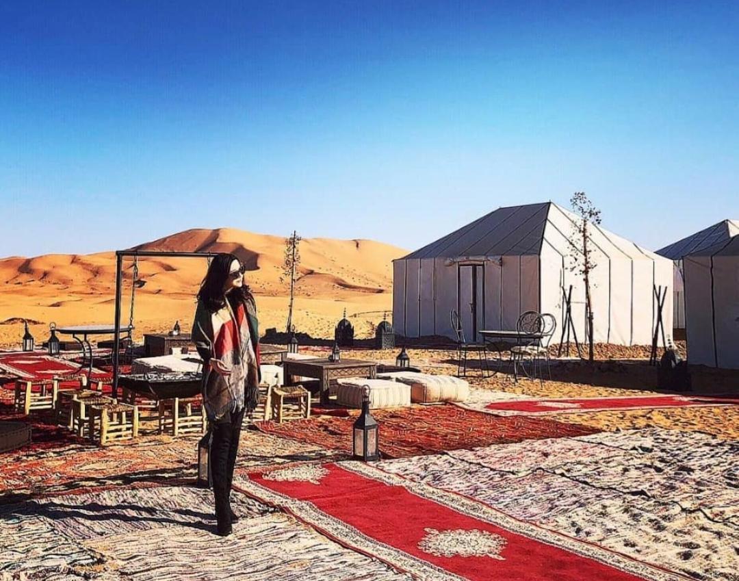 Sahara Luxury Tented Camp Мерцуга Екстериор снимка
